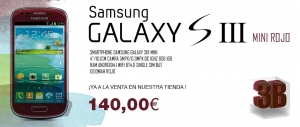 Samsung galaxy siii mini rojo